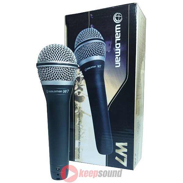 Microfone de Mão Profissional W7 - WALDMAN