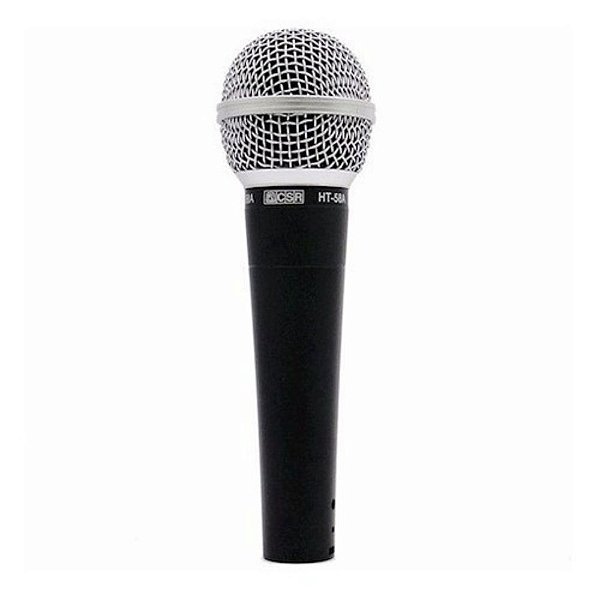 Microfone Dinâmico Com Fio HT58A - CSR