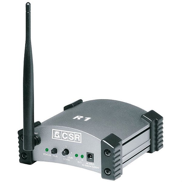 Receptor De Áudio Sem Fio Estéreo XLR e P10 2.4G R1 - CSR