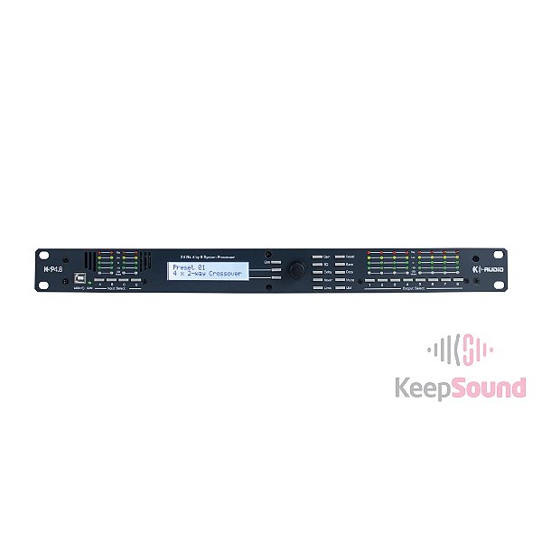 Processador de Áudio 4 Canais 8 Saídas KSP 4.8 - K-AUDIO