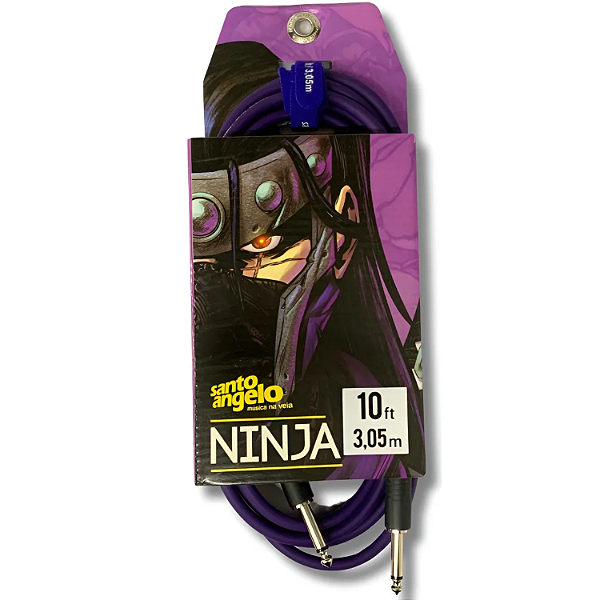 Cabo Para Instrumentos P10/p10 3,05m Ninja Guitar 10ft/3.05m - Santo Angelo
