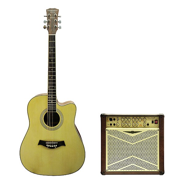 Combo Acústico Violão + Cubo Kpm 312 Mr - Oneal