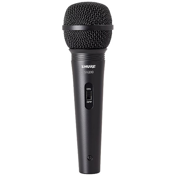 Microfone Profissional Dinâmico Sv 200 - Shure