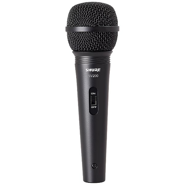 Microfone Profissional Dinâmico Sv 200-w - Shure