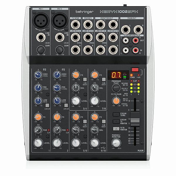 Mesa De Som 10 Canais Xenyx 1002sfx - Behringer