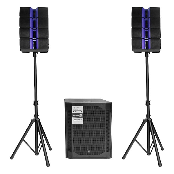 Sistema De Som Pa 1500w Line Up Duo 18164 - Waldman