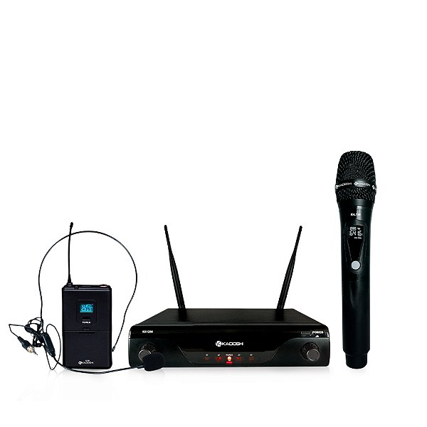 Microfone Prof De Mão E Headset Sem Fio K412c - Kadosh