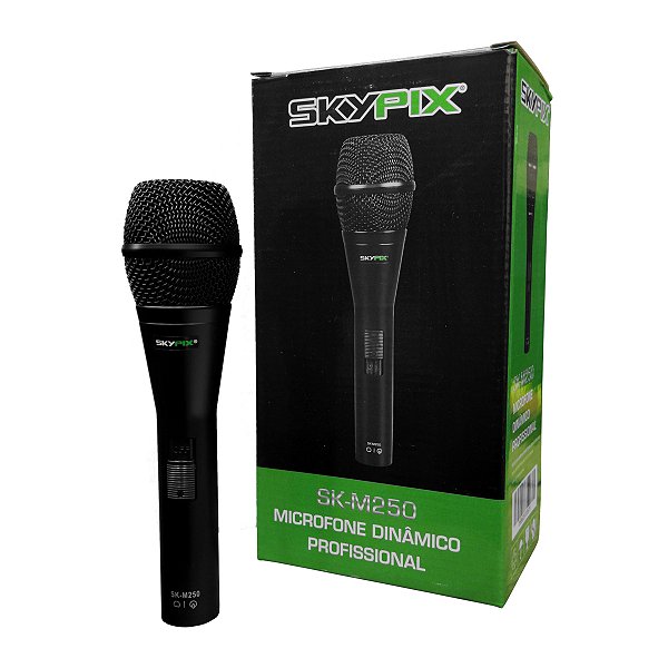 Microfone Profissional De Mão Sk-m250 - Skypix