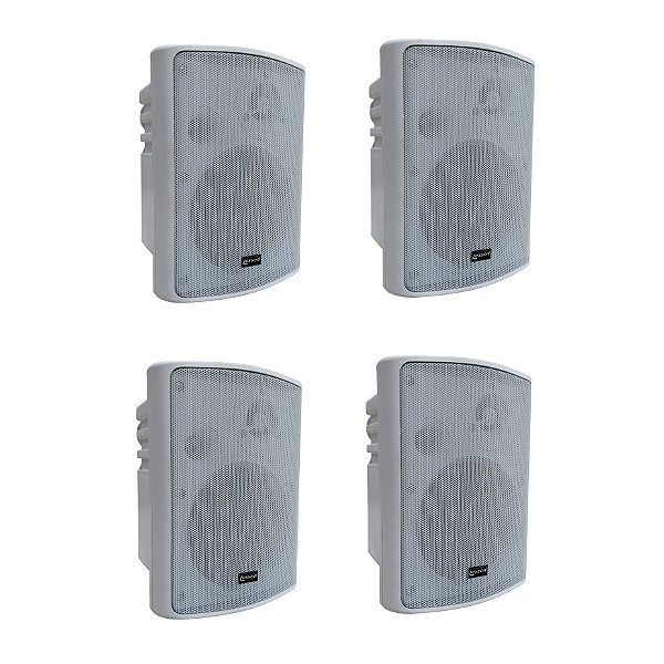 Kit 2 Pares Caixa De Ambiente 30w Lsa05 Wh Lexsen