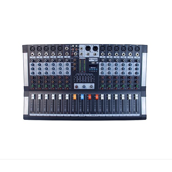 Mesa De Som 12 Canais Mi 120 - K-audio