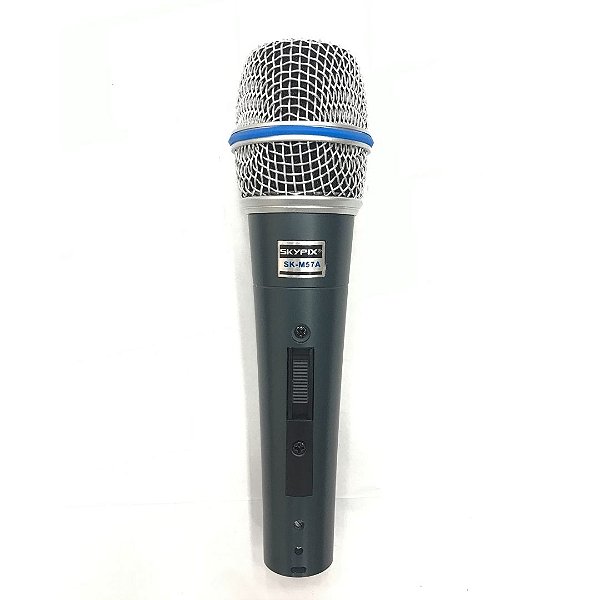 Microfone Vocal SK-M57A Supercardióide Dinâmico - Skypix