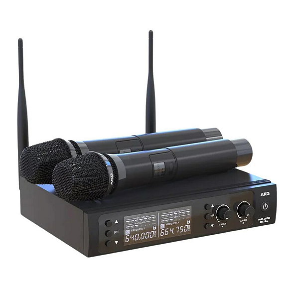 Microfone sem Fio Duplo AKG WP300 Dual