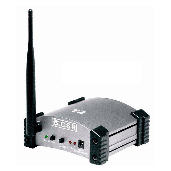 Transmissor De Áudio Sem Fio Estéreo XLR e P10 T2 - CSR