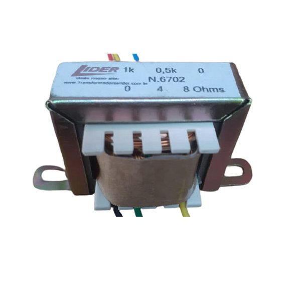 Transformador De Linha 70 V 48 OHMS 6702 Lider