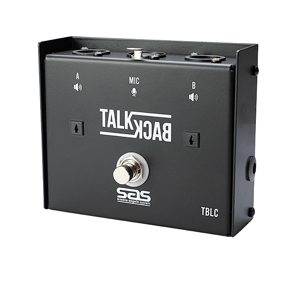 Pedal TalkBack com Led com Trava TBLC Preto Santo Angelo