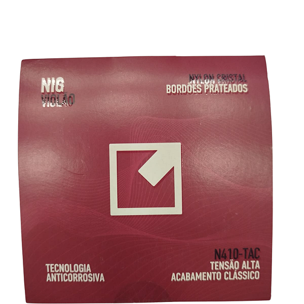 Enc. Violao Nylon Cristal/metal Prateado - Alta Tensao - Tac