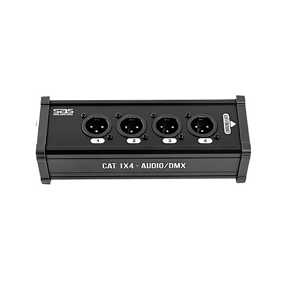 Medusa Montada Sas Cat 1x4 Com Xlr Painel Macho Santo Angelo