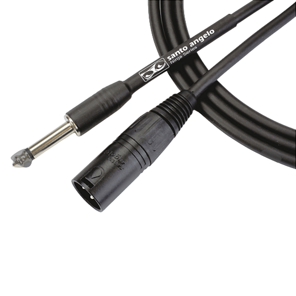 Cabo Microfone 0,20mm P10 Xlr Santo Angelo Ninja Nm B