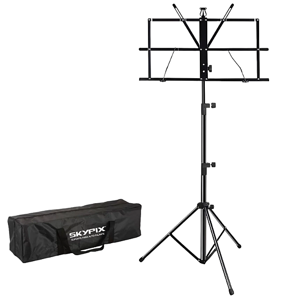 Tripé De Partitura Skypix Sk-sp35 Dobrável