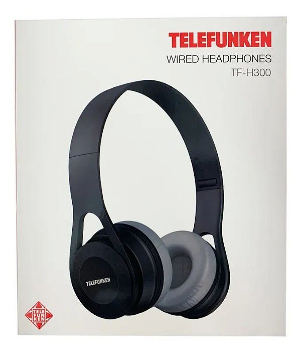 Fone de Ouvido Telefunken Wired Headphone TF-H300