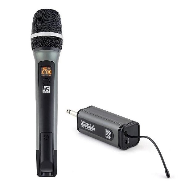 Microfone de Mão Sem fio Compacto SFH-10 - STANER