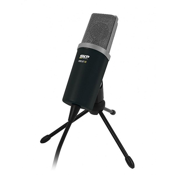 Microfone Pofissional Para PC Youtuber PODCAST-100 SKP