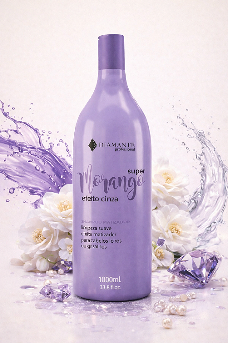 Shampoo Super efeito cinza Morango 1L