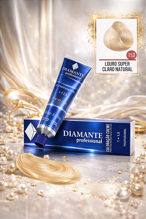 Coloração Diamante 11.0 - Louro Super Claro Natural