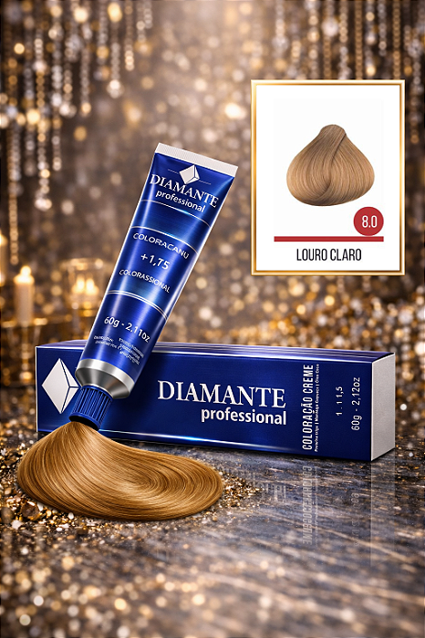 Coloração Diamante 8.0 - Louro Claro