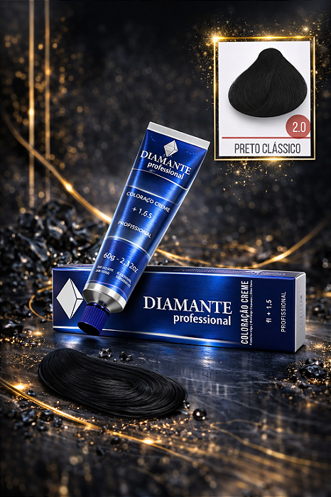 Coloração Diamante 2.0 - Preto Clássico