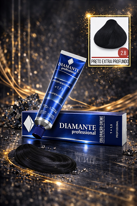Coloração Diamante 2.8 - Preto Extra Profundo