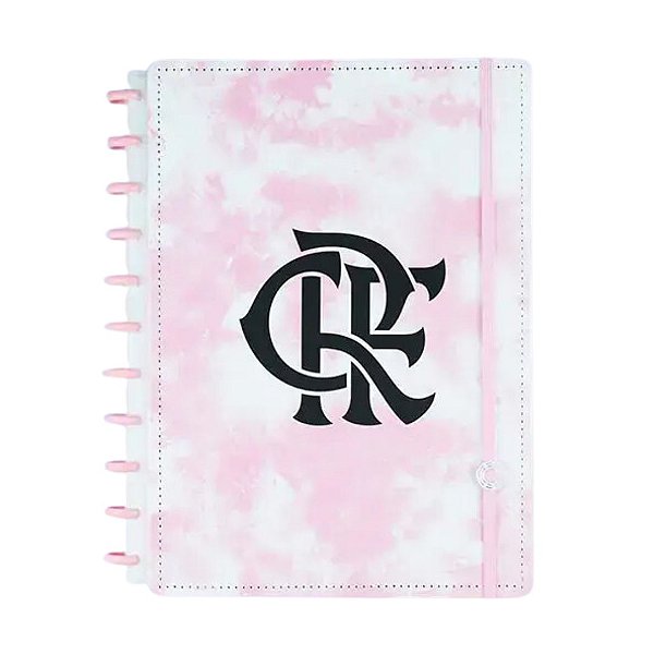 CADERNO INTELIGENTE FLAMENGO MENGO ROSA - GRANDE