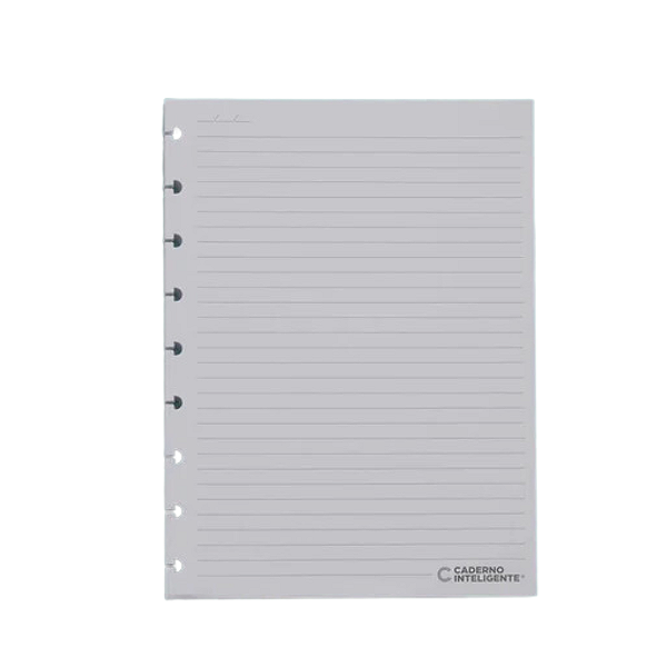 Refil de folhas do CADERNO INTELIGENTE Médio Pautado
