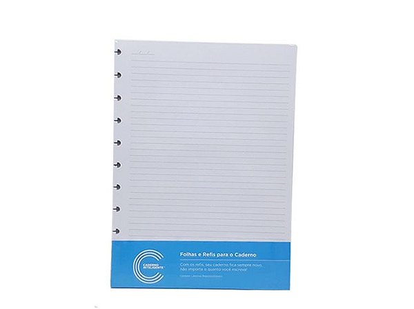 Refil de folhas do CADERNO INTELIGENTE Grande Pautado