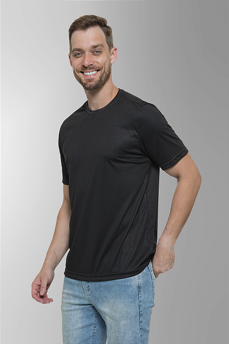 Camiseta PV Malha Fria Preta