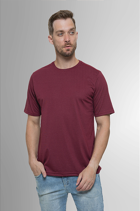 Camiseta PV Malha Fria Bordô