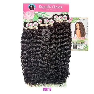 Cabelo Cacheado Bio Fibra Lindona Fashion Classic 70cm