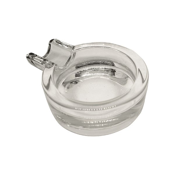 Cinzeiro Vidro P/ 01 Charuto Liso