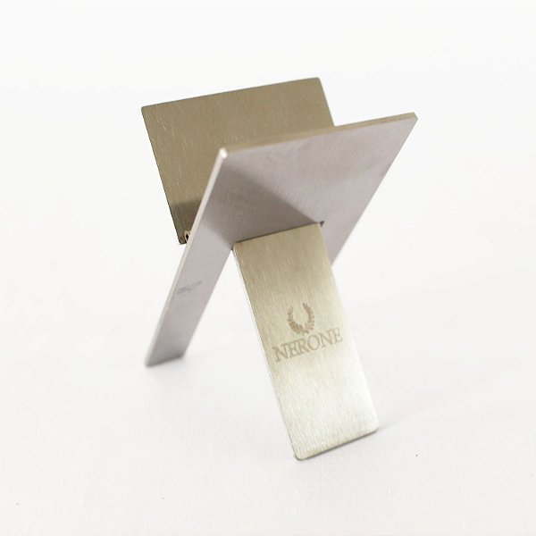 Apoio e Descanso para Charutos Nerone Capsule Metal Cromado