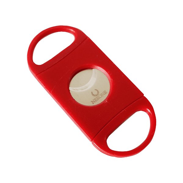 Cortador de Charutos Plástico Lâmina Dupla Basic Nerone Vermelho Un.