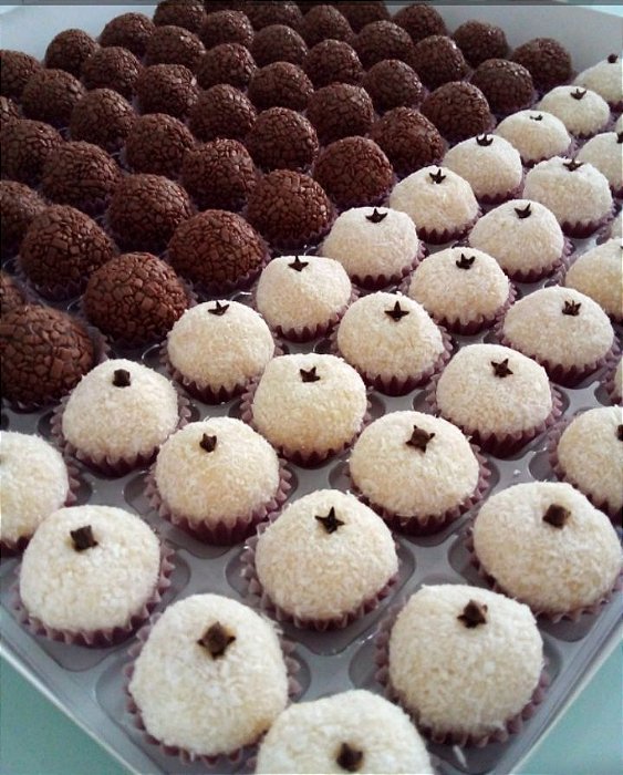Cento Misto- Brigadeiro e Beijinho