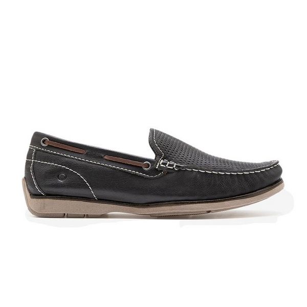 MOCASSIM DENIM OCEAN PRETO/CARVALHO