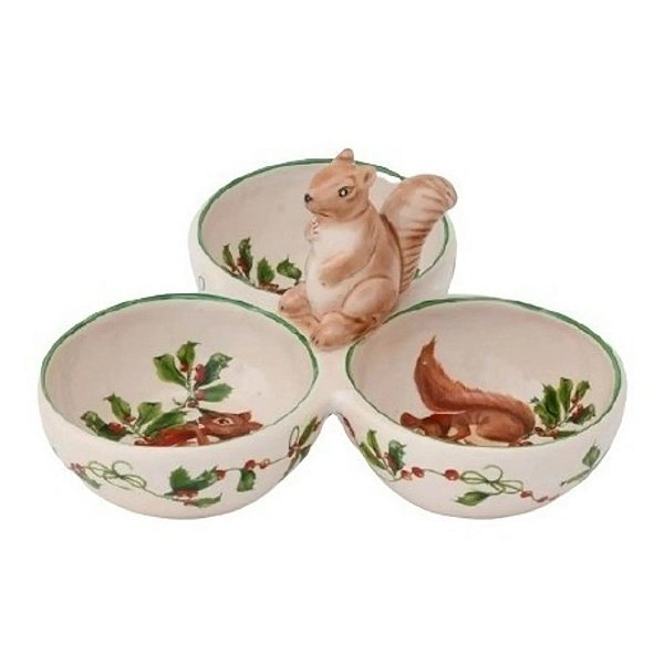 Petisqueira Esquilo com 3 Divisórias - Esquilo