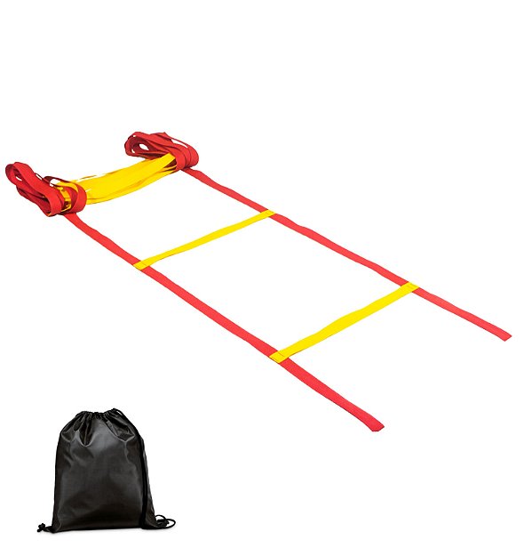 Escada De Agilidade Para Treino Funcional 5 Metros 10 Degraus