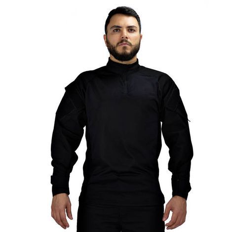 COMBAT SHIRT PRETA - SAFO