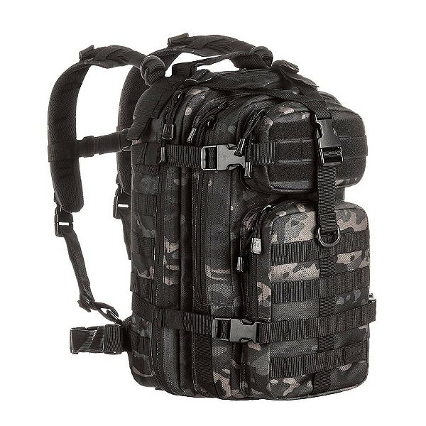 MOCHILA ASSAULT WARSKIN BLACK - INVICTUS