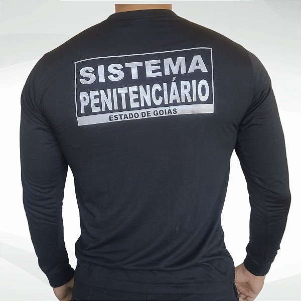 CAMISA MASCULINA MALHA FRIA SISTEMA LONGA