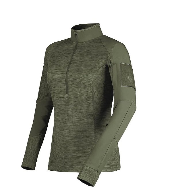 CAMISA FEMININA COURAGE VERDE OLIVA - INVICTUS