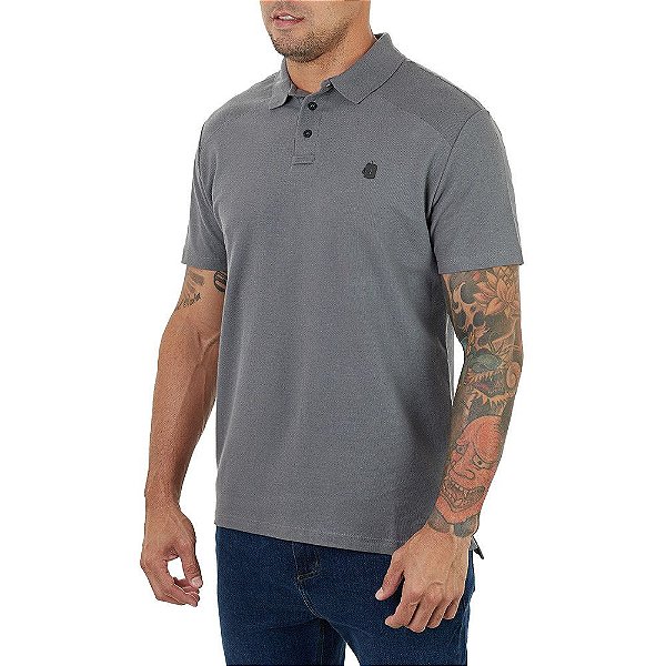 CAMISA POLO DIVISION CINZA - INVICTUS