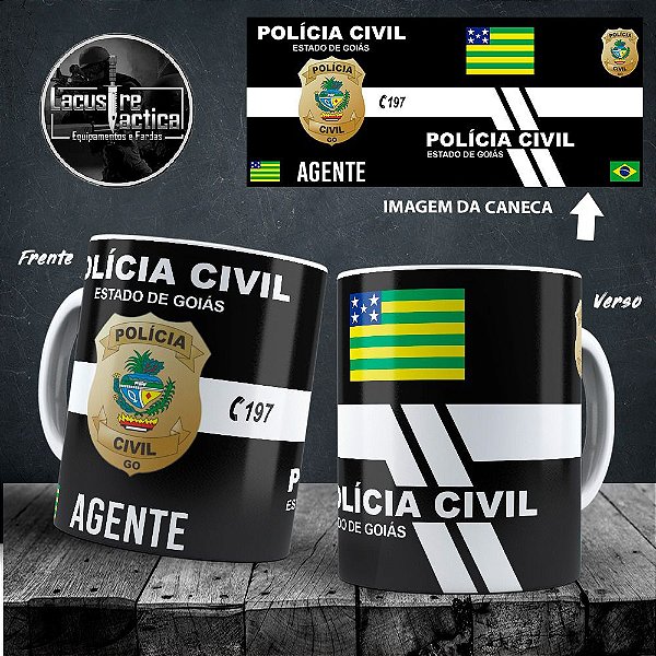 CANECA BRANCA AGENTE PCGO